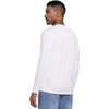 image:imageWiWi Viscose from Bamboo Mens Long Sleeve Tees Sun Protection Athletic Crew Neck Shirts for Pajamas SXXLBraw White