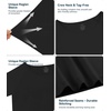 image:imageWiWi Viscose from Bamboo Mens Long Sleeve Tees Sun Protection Athletic Crew Neck Shirts for Pajamas SXXLCblack