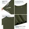 image:imageWiWi Viscose from Bamboo Mens Long Sleeve Tees Sun Protection Athletic Crew Neck Shirts for Pajamas SXXLCdark Fence Green