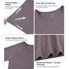 image:imageWiWi Viscose from Bamboo Mens Long Sleeve Tees Sun Protection Athletic Crew Neck Shirts for Pajamas SXXLCmisty Grey