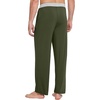 image:imageWiWi Viscose from Bamboo Mens Pajama Pants Soft Lounge Bottoms Sweatpants Sleep Pant Drawstring with Pockets SXXLAdark Fence GreenLight Heather Grey