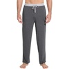 image:imageWiWi Viscose from Bamboo Mens Pajama Pants Soft Lounge Bottoms Sweatpants Sleep Pant Drawstring with Pockets SXXLAdark Heather GreyLight Heather Grey