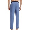 image:imageWiWi Viscose from Bamboo Mens Pajama Pants Soft Lounge Bottoms Sweatpants Sleep Pant Drawstring with Pockets SXXLAfog BlueNautical Blue