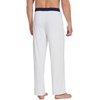 image:imageWiWi Viscose from Bamboo Mens Pajama Pants Soft Lounge Bottoms Sweatpants Sleep Pant Drawstring with Pockets SXXLAraw WhiteNavy