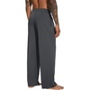 image:imageWiWi Viscose from Bamboo Mens Pajama Pants Soft Lounge Bottoms Sweatpants Sleep Pant Drawstring with Pockets SXXLBcharcoal