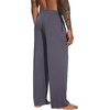 image:imageWiWi Viscose from Bamboo Mens Pajama Pants Soft Lounge Bottoms Sweatpants Sleep Pant Drawstring with Pockets SXXLBdark Grey