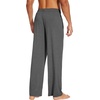 image:imageWiWi Viscose from Bamboo Mens Pajama Pants Soft Lounge Bottoms Sweatpants Sleep Pant Drawstring with Pockets SXXLBdark Heather Grey