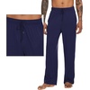 image:imageWiWi Viscose from Bamboo Mens Pajama Pants Soft Lounge Bottoms Sweatpants Sleep Pant Drawstring with Pockets SXXLBnavy