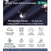 image:imageWiWi Viscose from Bamboo Mens Pajama Pants Soft Lounge Bottoms Sweatpants Sleep Pant Drawstring with Pockets SXXLBskiing on Navy