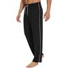 image:imageWiWi Viscose from Bamboo Mens Pajama Pants Soft Lounge Bottoms Sweatpants Sleep Pant Drawstring with Pockets SXXLCblack