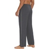 image:imageWiWi Viscose from Bamboo Mens Pajama Pants Soft Lounge Bottoms Sweatpants Sleep Pant Drawstring with Pockets SXXLCdark Heather Grey