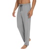 image:imageWiWi Viscose from Bamboo Mens Pajama Pants Soft Lounge Bottoms Sweatpants Sleep Pant Drawstring with Pockets SXXLCheather Grey