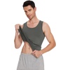image:imageWiWi Viscose from Bamboo Mens Tank TShirt Soft Crewneck Undershirts Moisture Wicking Sleeveless Tanks Undershirt SXXLAcharcoal