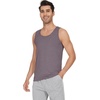 image:imageWiWi Viscose from Bamboo Mens Tank TShirt Soft Crewneck Undershirts Moisture Wicking Sleeveless Tanks Undershirt SXXLAmisty Grey