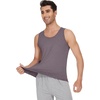 image:imageWiWi Viscose from Bamboo Mens Tank TShirt Soft Crewneck Undershirts Moisture Wicking Sleeveless Tanks Undershirt SXXLAmisty Grey
