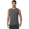 image:imageWiWi Viscose from Bamboo Mens Tank TShirt Soft Crewneck Undershirts Moisture Wicking Sleeveless Tanks Undershirt SXXLBdark Heather Grey