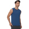 image:imageWiWi Viscose from Bamboo Mens Tank TShirt Soft Crewneck Undershirts Moisture Wicking Sleeveless Tanks Undershirt SXXLBprussian Blue