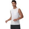 image:imageWiWi Viscose from Bamboo Mens Tank TShirt Soft Crewneck Undershirts Moisture Wicking Sleeveless Tanks Undershirt SXXLBraw White