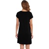 image:imageWiWi Viscose from Bamboo Nightgowns for Women Short Sleeve Pajama Dress Vneck Summer Night Shirts SXXLDblack