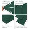 image:imageWiWi Viscose from Bamboo Pajama Sets for Women Super Soft Pjs Short Sleeve with Pants Cooling Sleepwear Loungewear SXXLAfence Green