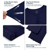 image:imageWiWi Viscose from Bamboo Pajama Sets for Women Super Soft Pjs Short Sleeve with Pants Cooling Sleepwear Loungewear SXXLAnavy Stars