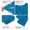image:imageWiWi Viscose from Bamboo Pajama Sets for Women Super Soft Pjs Short Sleeve with Pants Cooling Sleepwear Loungewear SXXLAteal Blue