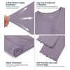 image:imageWiWi Viscose from Bamboo Pajama Sets for Women Super Soft Pjs Short Sleeve with Pants Cooling Sleepwear Loungewear SXXLAviolet