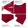 image:imageWiWi Viscose from Bamboo Pajama Sets for Women Super Soft Pjs Short Sleeve with Pants Cooling Sleepwear Loungewear SXXLAwine Red