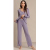 image:imageWiWi Viscose from Bamboo Pajama Sets for Women Super Soft Pjs Short Sleeve with Pants Cooling Sleepwear Loungewear SXXLBviolet