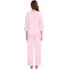 image:imageWiWi Viscose from Bamboo Pajama Sets for Women Super Soft Pjs Short Sleeve with Pants Cooling Sleepwear Loungewear SXXLDpink