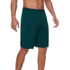 image:imageWiWi Viscose from Bamboo Pajama Short for Men Soft Knit Sleep Bottoms Summer Lounge Short Pants Cool Loungewear SXXLAforest Green