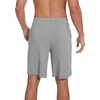 image:imageWiWi Viscose from Bamboo Pajama Short for Men Soft Knit Sleep Bottoms Summer Lounge Short Pants Cool Loungewear SXXLAheather Grey