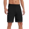 image:imageWiWi Viscose from Bamboo Pajama Short for Men Soft Knit Sleep Bottoms Summer Lounge Short Pants Cool Loungewear SXXLBblack