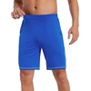 image:imageWiWi Viscose from Bamboo Pajama Short for Men Soft Knit Sleep Bottoms Summer Lounge Short Pants Cool Loungewear SXXLBbright Blue
