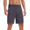 image:imageWiWi Viscose from Bamboo Pajama Short for Men Soft Knit Sleep Bottoms Summer Lounge Short Pants Cool Loungewear SXXLBdark Grey