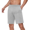 image:imageWiWi Viscose from Bamboo Pajama Short for Men Soft Knit Sleep Bottoms Summer Lounge Short Pants Cool Loungewear SXXLBheather Grey