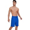 image:imageWiWi Viscose from Bamboo Pajama Short for Men Soft Knit Sleep Bottoms Summer Lounge Short Pants Cool Loungewear SXXLCbright Blue
