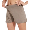 image:imageWiWi Viscose from Bamboo Pajama Shorts for Women Soft Casual Sleep Wide Leg Lounge Bottoms Pj SXXLCamel