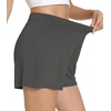 image:imageWiWi Viscose from Bamboo Pajama Shorts for Women Soft Casual Sleep Wide Leg Lounge Bottoms Pj SXXLIron Grey