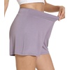 image:imageWiWi Viscose from Bamboo Pajama Shorts for Women Soft Casual Sleep Wide Leg Lounge Bottoms Pj SXXLViolet