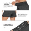 image:imageWiWi Viscose from Bamboo Pajama Shorts for Women Soft Sleep Boxers High Waisted Lounge Short Pj Bottoms SXXLAcharcoal Heather