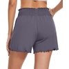 image:imageWiWi Viscose from Bamboo Pajama Shorts for Women Soft Sleep Boxers High Waisted Lounge Short Pj Bottoms SXXLAdark Grey