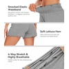 image:imageWiWi Viscose from Bamboo Pajama Shorts for Women Soft Sleep Boxers High Waisted Lounge Short Pj Bottoms SXXLAheather Grey