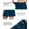 image:imageWiWi Viscose from Bamboo Pajama Shorts for Women Soft Sleep Boxers High Waisted Lounge Short Pj Bottoms SXXLAink Blue