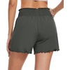 image:imageWiWi Viscose from Bamboo Pajama Shorts for Women Soft Sleep Boxers High Waisted Lounge Short Pj Bottoms SXXLAiron Grey