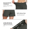 image:imageWiWi Viscose from Bamboo Pajama Shorts for Women Soft Sleep Boxers High Waisted Lounge Short Pj Bottoms SXXLAiron Grey