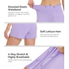 image:imageWiWi Viscose from Bamboo Pajama Shorts for Women Soft Sleep Boxers High Waisted Lounge Short Pj Bottoms SXXLAtaro Purple