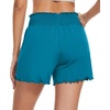 image:imageWiWi Viscose from Bamboo Pajama Shorts for Women Soft Sleep Boxers High Waisted Lounge Short Pj Bottoms SXXLAteal Blue
