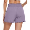 image:imageWiWi Viscose from Bamboo Pajama Shorts for Women Soft Sleep Boxers High Waisted Lounge Short Pj Bottoms SXXLAviolet