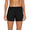 image:imageWiWi Viscose from Bamboo Pajama Shorts for Women Soft Sleep Boxers High Waisted Lounge Short Pj Bottoms SXXLBblack